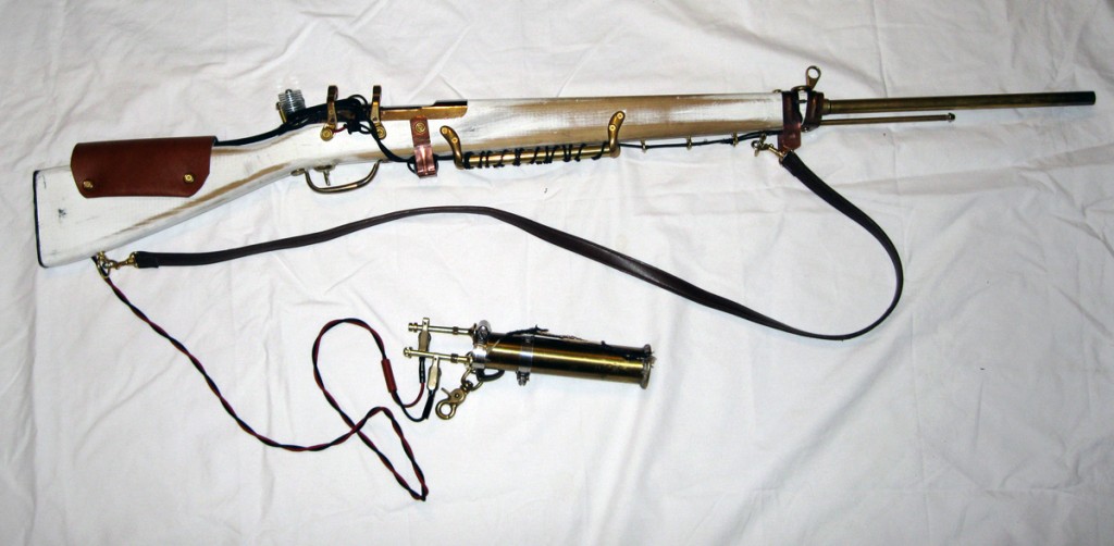 Steampunk Rifle Weapon Ray Gun
