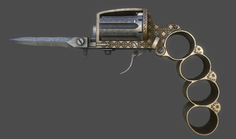 Apache revolver - Steampunk Chicago: Be Refined.